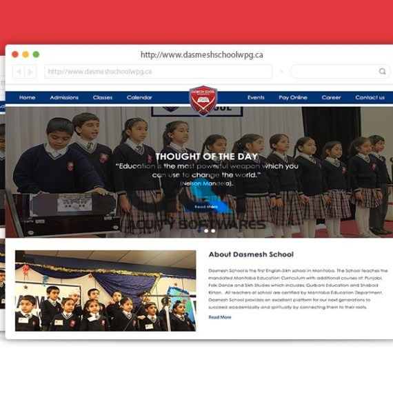 Dasmesh School Website Design